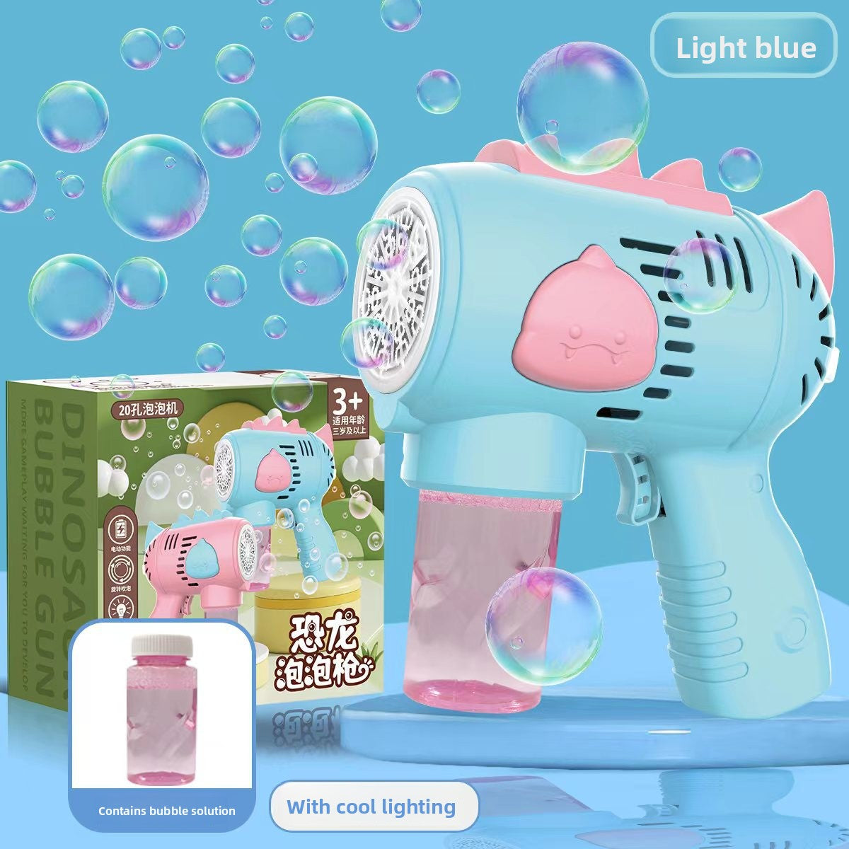 Automatic Bubble Machine with Lights