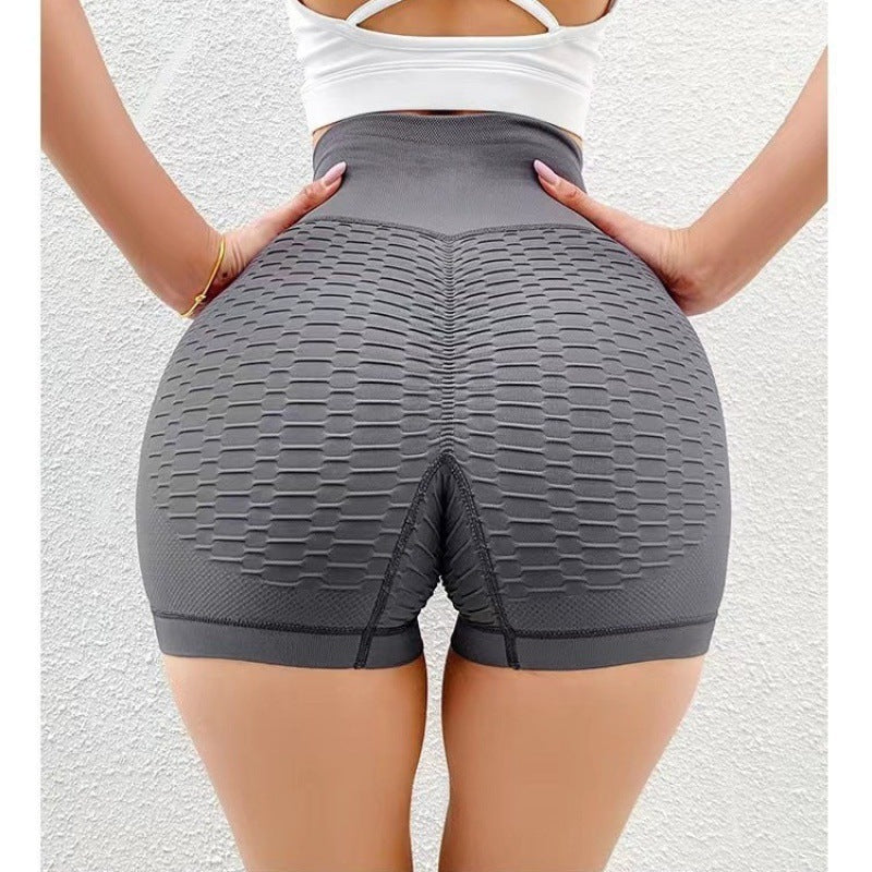Womens High Waist Yoga Running Shorts