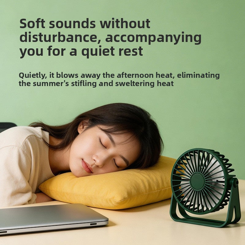 USB Desk Fan with Adjustable Speed