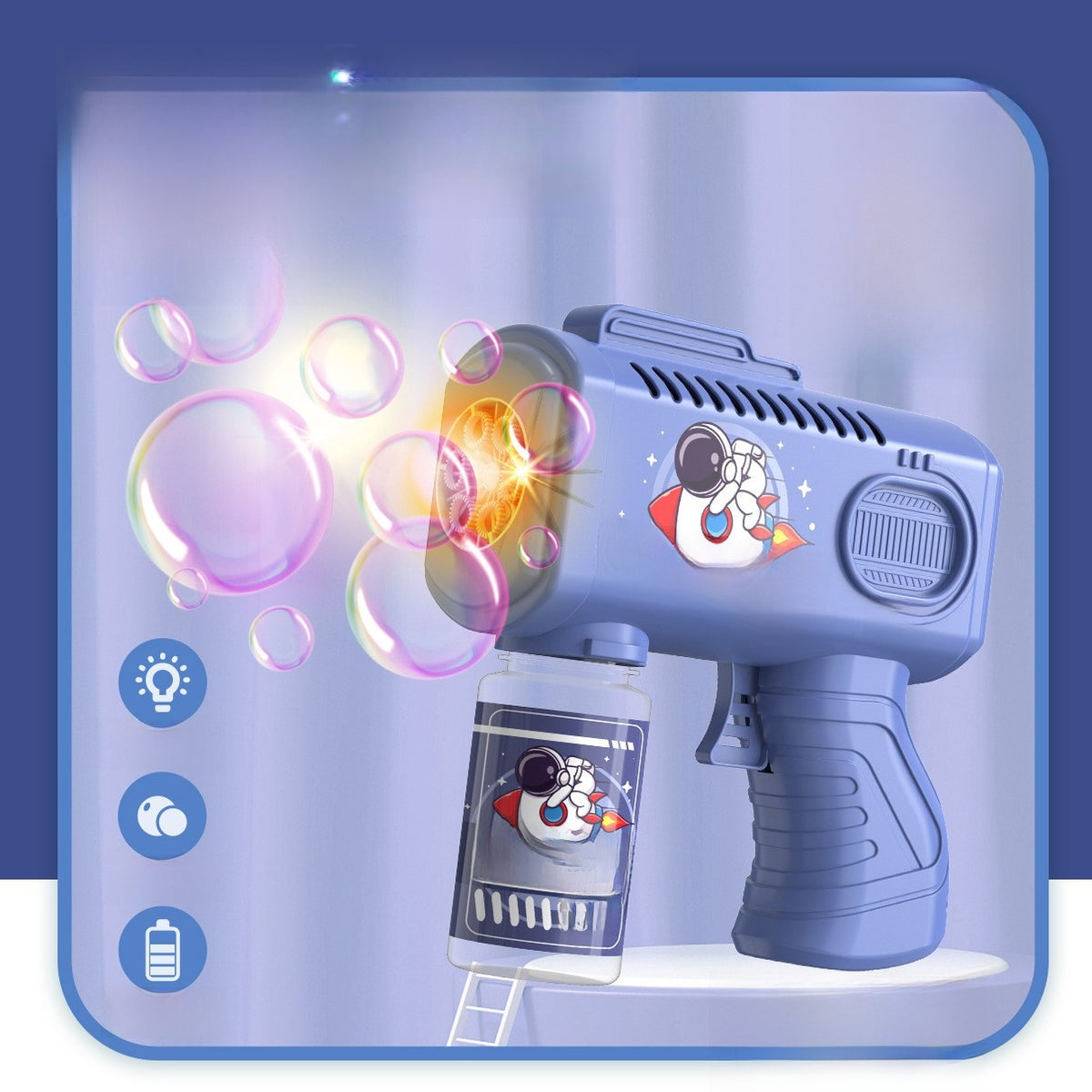 Automatic Bubble Machine with Lights