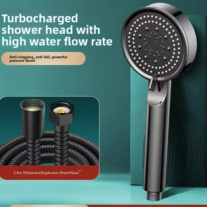 Adjustable Handheld Shower Head with 5 Spray Modes