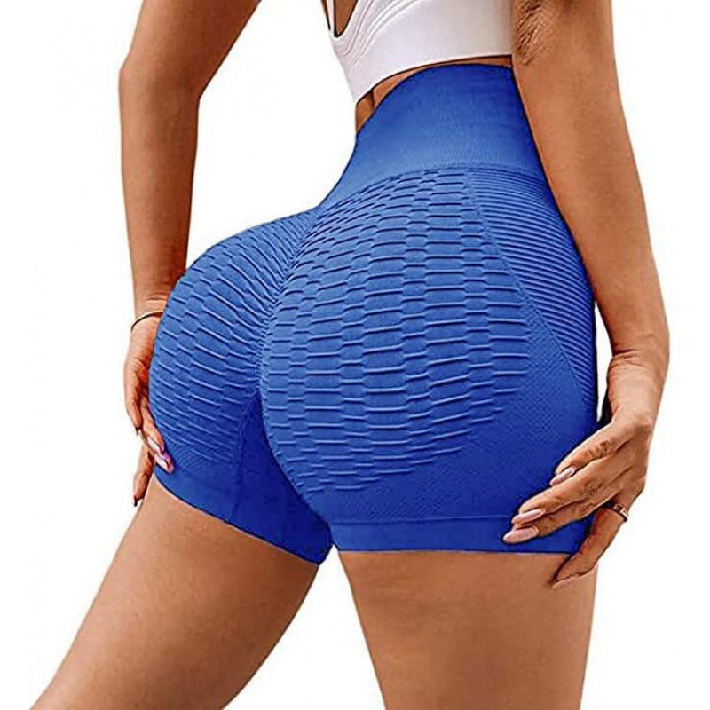 Womens High Waist Yoga Running Shorts