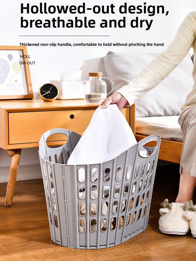 Foldable Laundry Basket with Ventilation Design