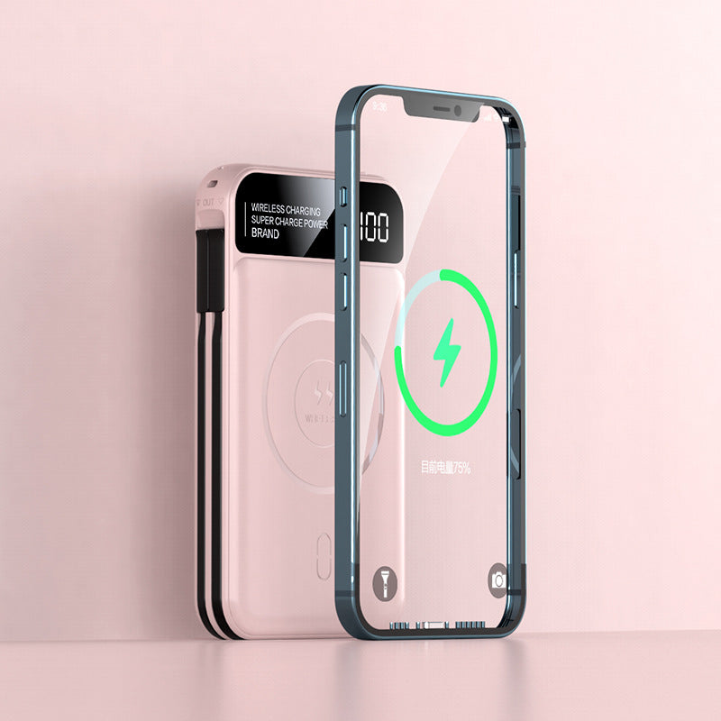 Slim 10000mAh Magnetic Wireless Power Bank