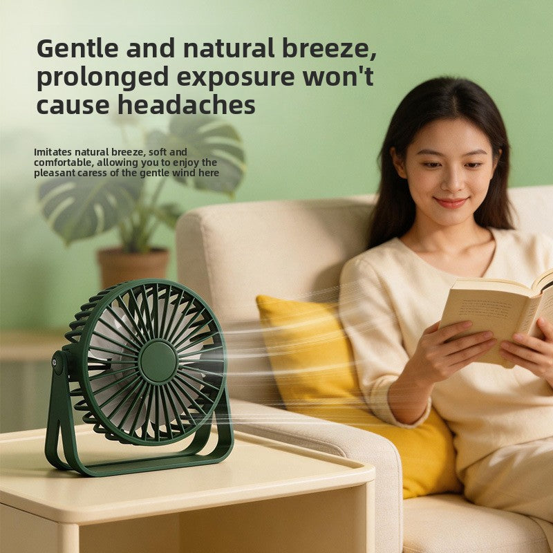 USB Desk Fan with Adjustable Speed