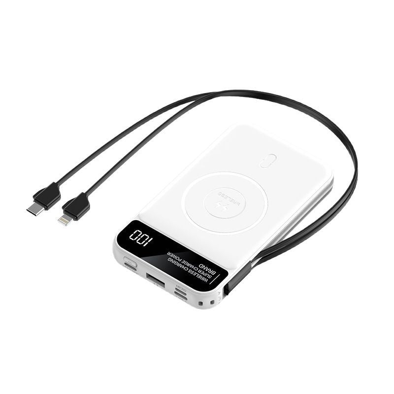 Slim 10000mAh Magnetic Wireless Power Bank