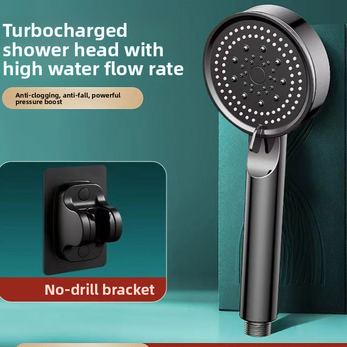 Adjustable Handheld Shower Head with 5 Spray Modes